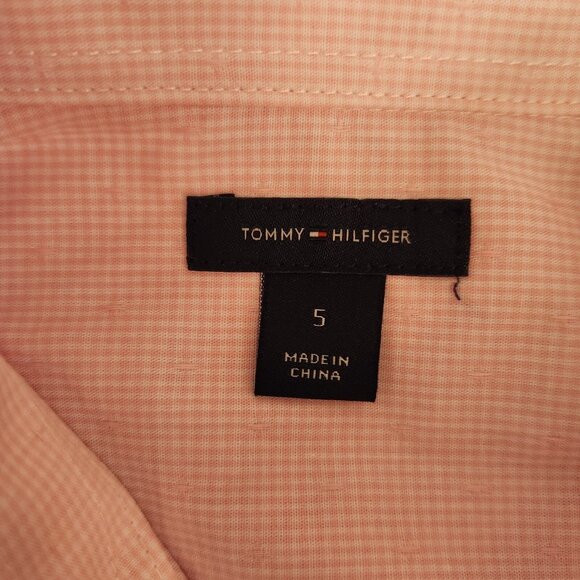 NWT Boys Tommy Hilfiger Button Down Dress Shirt Pink Size‎ 5 New With Tags - Picture 6 of 10